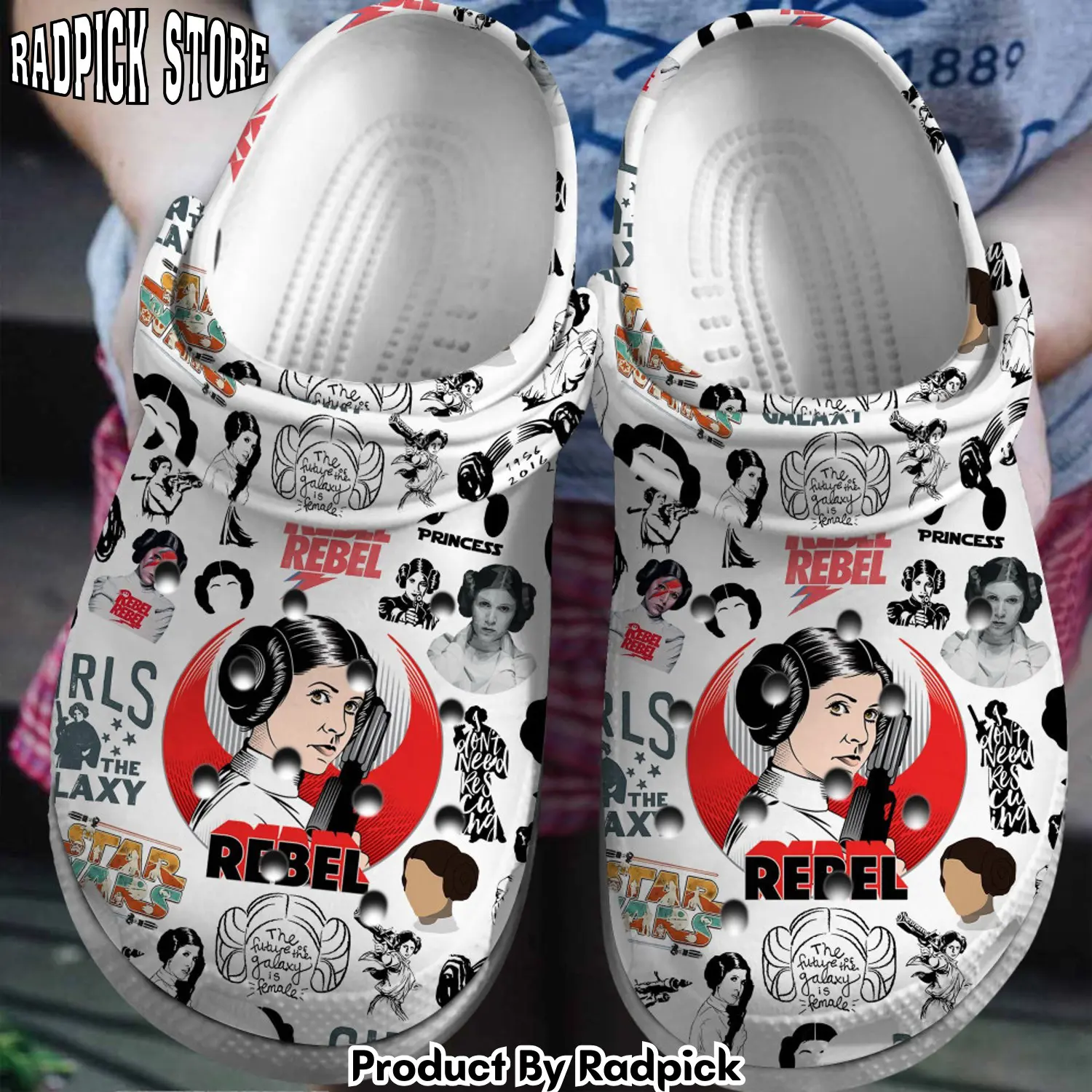 Radpick star wars movie leia mother day clogs shoes comfortable for men women rp6521198